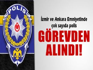 POLİS'TE GÖREVDEN ALMALAR BİTMİYOR !
